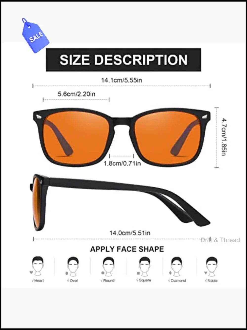 Blue Light Blocking Computer Glasses Gaming Eyewear Lightweight UV